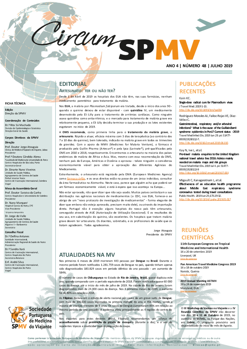 SPMV Newsletter Nr 48 Julho 2019